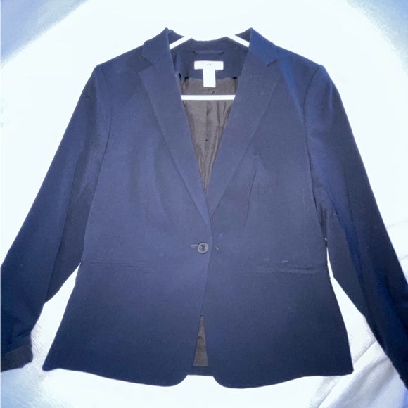 H&M Jackets & Coats Blue Hm Blazer Poshmark